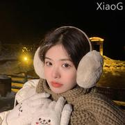 网红韩版冬季耳罩女可爱学生耳套骑行防冻耳暖子加厚毛绒耳包耳捂