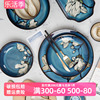 玉泉馨兰韩式创意饭碗家用汤碗面碗陶瓷碗碟餐具中式套装盘子