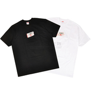 supreme短袖t恤夏季纯棉，18fwluden'stee樱桃，糖果小红标boxlogo