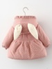 女宝宝棉服棉袄洋气一周岁6七8九十个月婴儿衣服纯棉加绒加厚外套