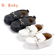 外贸婴儿学步鞋男女宝宝豆豆鞋，英伦风小皮鞋0-3岁秋款韩版儿童鞋