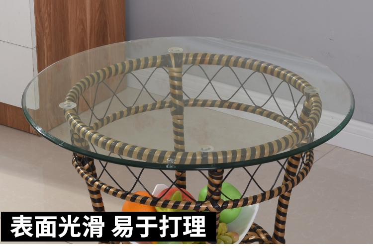 小餐餐桌玻璃台面茶几面藤包玻璃定做钢化桌加厚家用小桌玻璃|ruв категории жилой мебели, несколько видов, чайный столик - от Buy2taobao.com для оказания профессиональной услуги покупки агента Taobao