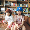 儿童短袖t恤夏季韩版狗狗，女男童纯棉，半袖潮童装中小童幼儿园团服