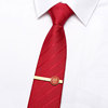 红色领带男结婚新郎伴郎婚礼男士正装商务高端西装衬衫喜字领带夹