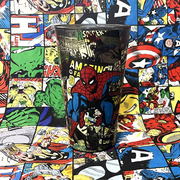 漫威MARVEL蜘蛛侠spiderman英雄归来黑色透明玻璃杯水杯随手杯子