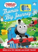 英文原版小火车托马斯轨道车书玩具书纸板书，thomasfriendsthomas'bigjourney儿童英语启蒙故事图画书亲子互动益智英文版