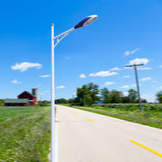 led路灯道路灯3米4米5米6m7米8米A字臂自弯路灯杆户外防水新