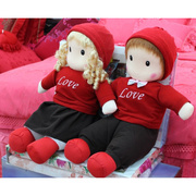 婚庆压床娃娃抱枕一对结婚情侣娃娃毛绒玩具公仔玩偶创意结婚礼物