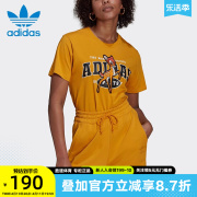 adidas阿迪达斯三叶草女装2022春小鹿斑比休闲短袖，t恤he4786