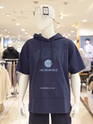 NBA韩国直邮夏季男女热火队logo连帽短袖透气运动T恤N222TH020P