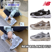 韩国newbalance跑步鞋nb725男女，情侣复古限量增高减震运动鞋