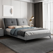 科技布软床(布软床)现代简约布艺床1.8米双人床，1.5米卧室软体床168