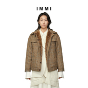 IMMI胶囊系列毛毛内衬两面穿羊毛夹克外套192JK801