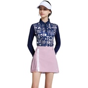 LG022高尔夫服装女长袖t恤春夏防晒衣韩版印花上衣运动网球短裙裤