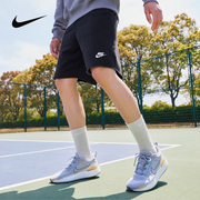 Nike耐克男款夏季学院风宽松透气复古休闲运动五分裤短裤DX0767