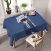 卡通名侦探柯南防水防油免水洗桌布家用餐桌盖布防烫耐脏pu餐桌布