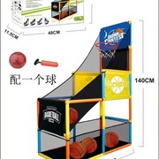 大号儿童篮球架室内可q移动投篮机游戏充气篮球户外体育运动幼儿