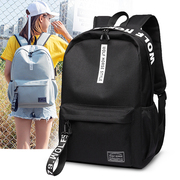 双肩包男韩版高初，中小学生书包女大容量电脑包休闲简约旅行包背包