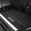 适用15-20奔驰smart汽车后备箱垫Fortwo皮革尾箱保护垫防滑垫