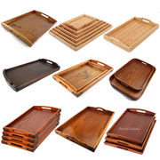 木质长方形茶盘 茶托盘 创意日式酒店 木托盘 家用收集盘茶具实木