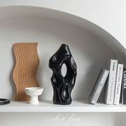 抽象艺术摆设个性陶瓷摆件中古雕塑，花瓶装饰品创意，客厅诧寂风简约