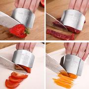 不锈钢厨房切菜护手器 多功能防切手神器 保护手指套护指甲套