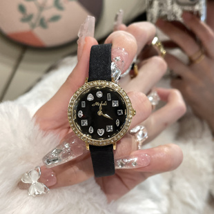 ciloa希洛欧黑色手表，女职场女款名牌2023女士小巧精致表