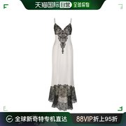 香港直邮潮奢 Balmain 巴尔曼 女士 蕾丝细节连衣裙 CF1RN135VB01