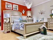 爱室丽b5693品牌，家具美式床双人床床头柜五斗柜，妆台两门衣柜