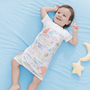 睡袋婴儿宝宝夏季款防惊跳儿童空调睡袋防踢被无袖纯棉护肚子保暖