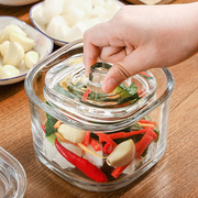 日本泡菜罐腌咸菜容器，腌菜罐子加厚玻璃，食品级腌制坛子家用密封瓶