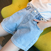 女童牛仔短裤2024年儿童中大童外穿洋气夏季薄款夏装女孩裤子