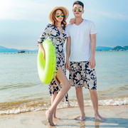 韩版时尚款连衣裙海边度假沙滩裙异域风情修身女裙一片式裹身裙