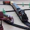 仿真古典儿童火车超长9.4米轨道电动模型套装轨道，车男孩玩具益智