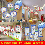 中国风幼儿园吊饰走廊教室创意，墙面装饰挂饰环境，创设学校材料国庆