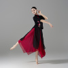 古典舞气质长袖旗袍上衣中国舞演出现代舞形体身韵练功服修身显瘦