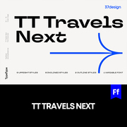 tttravelsnext经典，极简奢侈品logo排版邀请函，标题衬线英文字体