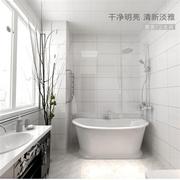 厨房墙砖卫生间瓷砖300x600瓷片全瓷亮 柔哑光阳台厕所砖白色北欧