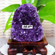 绘庐天然乌拉圭紫水晶洞原石紫晶，块紫晶簇摆件紫水晶洞聚宝盆消磁