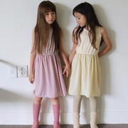 fw21韩国童装bienabien儿童女童可爱无袖，连衣裙裙子
