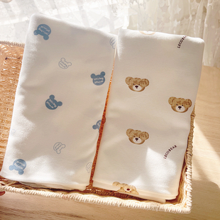 新生儿纯棉包巾宝宝春秋，针织棉小包被裹布初生抱单抱毯婴儿用品