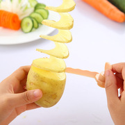 创意蔬菜卷花器懒人神器螺旋切黄瓜神器旋风土豆切片器旋转薯塔
