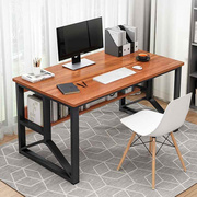 电脑桌简约台式办公桌家用学生，简易书桌双层加长加宽双人写字桌子