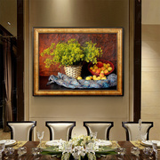 餐厅装饰画欧式客厅沙发，背景墙挂画卧室玄关，壁画单幅酒杯油画美式