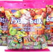 adm马来西亚风味水果软糖，500g约110颗混合味，什锦糖儿童节零食糖果