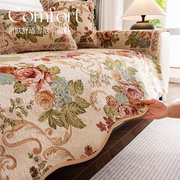 欧式沙发垫子四季通用防滑美式复古异形坐垫氛围，感沙发套罩盖布巾