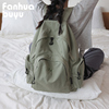 梵花不语时尚书包女大学生简约休闲双肩，包设计(包设计)感小众轻便旅行背包