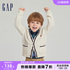 Gap婴儿男幼童春秋潮流学院风洋气针织开衫儿童装舒适活力毛衣