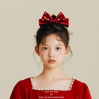 韩版女童蝴蝶结，发卡头顶高级感