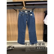 J223376国内CK Jeans24春夏女士纯棉低腰洗水垮裤牛仔裤